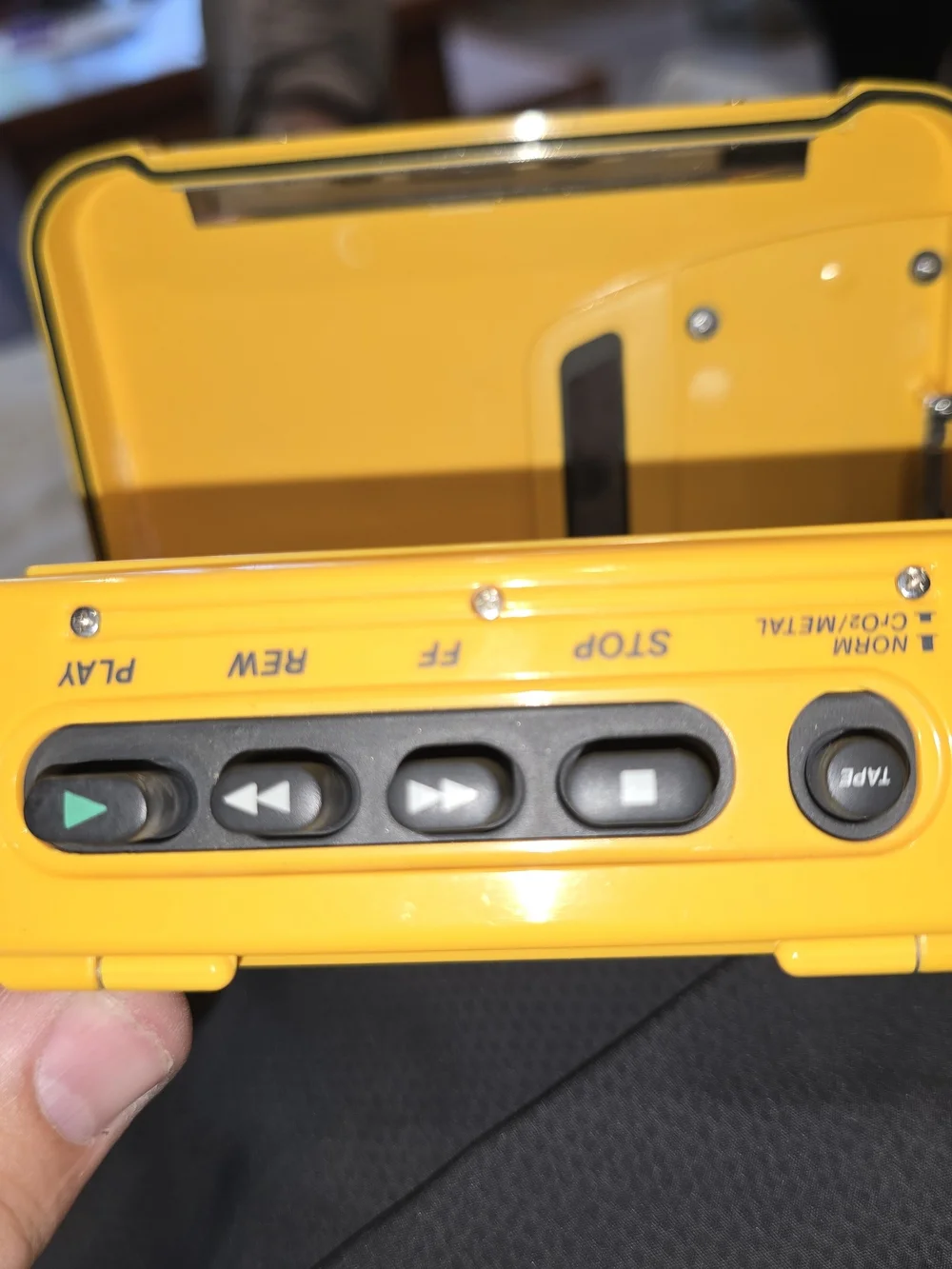Sony Yellow and Blue Sports Walkman WM-A52 Portable Cassette Player